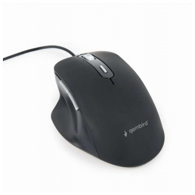 GEMBIRD myš MUS-6B-02, drátová, optická, USB, podsvícená, černá (MUS-6B-02)
