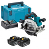 Makita DHS660RTJ Aku bezuhlíková okružní pila Li-ion LXT 18V/5,0Ah