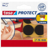 Tesa Ochranné podložky, proti poškriabaniu, 22 mm, Protect hnedá