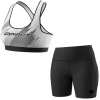 Komplet DYNAFIT Podprsenka DYNAFIT Alpine Graphic Bra W Nimbus + Kraťasy Sky Short Tights W Black Out