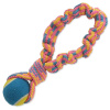 Přetahovadlo DOG FANTASY barevné + tenisák vzor 2 - 28 cm 1 ks
