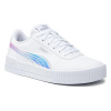 Dámské sneakers Puma Carina Holo - Velikost 37.5 – moderní a pohodlné sneakers Puma v bílé barvě s holografickým pruhem inspirované 80. lety.