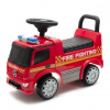 BABY MIX Detské odrážadlo so zvukom Mercedes Baby Mix POŽIARNICI červené