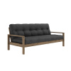 Karup design KNOB SOFA natural pine (pohovka z borovice) karup carob dark grey 734
