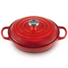 Le Creuset - Liatinový hrniec plytký 30 cm / 3,5 l červený