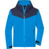 James & Nicholson Bunda JN 1180, softshellová, outdoorová, pánská COT021180zb202-bright blue M Modrá jasná/navy