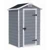 Keter Manor 4x3 šedý, Záhradný domček s podlahou Rozmery (Š x V x H): 128 x 196 x 94 cm