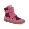 Froddo Dievčenská zimná barefoot obuv TEX WINTER Fuxia G3160233-5 fuxia