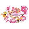 Eco Toys plastová sada torta + doplnky 80 kusov HC324745