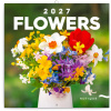 NOTIQUE poznámkový Kvety 2027, 30 × 30 cm
