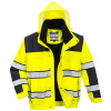 Portwest C466 HI-VIS CLASSIC BOMBER Reflexná bunda L, Fluorescenčno žltá-Čierna