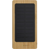 Bambusová solárna powerbanka (8000 mAh) , bamboo Farba: bamboo