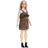 Barbie Bábika Barbie Fashionistas leopardie šaty ZA3160