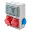 RZF-0544.8.211 - Zásuvková rozvodnica bez istenia, 8 modulov, 2x230V, 2x400V, IP44