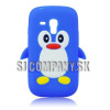 Silikónový obal Samsung Galaxy S III Mini – Penguin – modrá