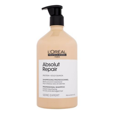 L'Oréal Professionnel Absolut Repair Professional Shampoo 750 ml šampón na veľmi poškodené vlasy pre ženy