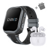 Detské smart hodinky Carneo GUARDKID+ 4G ULTRA - čierne + slúchadlá
