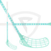 Zone Zuper AIR JR 35 White-Ice Mint 75cm (=85cm) pravá (pravá ruka dole)