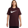 Nike NSW TEE ICON SWOOSH Pánske tričko, vínová, XXL