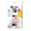 Modelovacia hmota, sada, 12x25 g, na vypálenie, FIMO 
