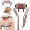 Masážny Prístroj na krk, šiju, chrbát a ramená Shiatsu, bezdrôtový, s vyhrievaním, akumulátorový
