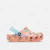 Crocs Classic Pool Party Clog T Papaya
