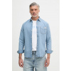 Calvin Klein Jeans košeľa pánska rifľová LV04RE710G modrá S