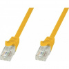 Techly ICOC CCA5U-010-YET sieťový kábel Žltá 1 m Cat5e U/UTP (UTP) (024186)