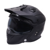 Stealth Fighter multifunkčné moto integrálna & otvorená prilba, čierna mat, Varianta L (59 - 60cm) STH311L