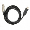 USB ADAPTÉROVÝ KÁBEL MUŽSKÝ NA XLR ŽENSKÝ 3 METRE