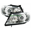 BMW E90, E91 predné svetlá CCFL Angel Eyes chrómové od rv. 06