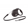 Vodítko Flexi Black Design S lanko 5m/12kg čierna