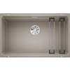 Blanco Etagon 700 - Silgranitový drez, 73x46 cm, s pojazdmi, tartufo 525174