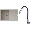 Set Sinks G25329 (dřez Ultima 790 Avena 29 + baterie Elasta S Nerez/Černá)
