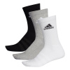 adidas Cushioned Crew Socks 3 Pack MegGreyHtr 8.5-10