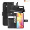 Luxria Wallet Book Xiaomi - Otváracie púzdro s priehradkami čierne Pre Xiaomi: Mi Note 10 Lite