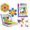 Magnetická skladačka Geometrické tvary 181ks