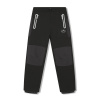 Chlapčenské softshellové nohavice, zateplené - KUGO HK5068, čierna / šedá Farba: Čierná, Veľkosť: 176