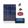 SOLÁRNA SADA SOLÁRNY PANEL 100W 12V REGULÁTOR (SOLÁRNA SADA SOLÁRNY PANEL 100W 12V REGULÁTOR)