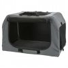 Trixie Skladací cestovný box EASY, XS-S: 50 x 33 x 36cm, sivý