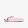 adidas ružová biela detské šľapky