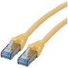 Roline 21.15.2728 RJ45 sieťové káble, prepojovacie káble CAT 6A U/UTP 15.00 m žltá netienený, bez halogénov, samozhášavý 1 ks; 21.15.2728