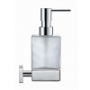 Duravit Karree Dávkovač mydla s držiakom, chróm/mliečne sklo 0099541000