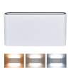 Solight WO800-W LED venkovní nástěnné osvětlení Modena, 12W, 680lm, 120°, bílá