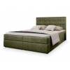 Manželská boxspring posteľ s úložným priestorom Glos M 140x200 - olivová