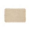 PODLOŽKA POD TANIER NA STÔL OBLŽNIKOVÁ JUTOVÁ BÉŽOVÁ 45 x 30 cm 2ks