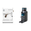 Ascaso Steel UNO PID, White&Wood + Rancilio Rocky Doserless, čierna
