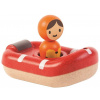 Hračka do vody PlanToys loď pobrežnej hliadky (8854740056689)