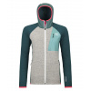 ORTOVOX Dámska mikina FLEECE GP CLASSIC KNIT HOODY arctic grey Veľkosť: M