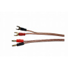 Reproduktorový kábel PAV 2 vidličky/2 banány 2 x 2,5 mm² 1 m